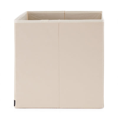 3 Sprouts Children's Foldable Fabric Storage Cube Box Soft Toy Bin, Friendly Owl