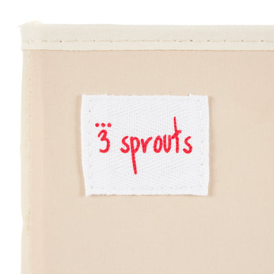 3 Sprouts Children's Foldable Fabric Storage Cube Box Soft Toy Bin Set (4 Pack) - VMInnovations