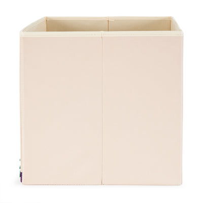 3 Sprouts Kids Childrens Foldable Felt Storage Cube Bin Box, Green Dragon (Used)