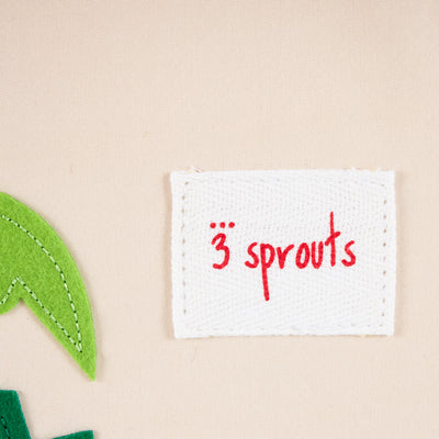 3 Sprouts Kids Childrens Foldable Felt Dragon Storage Cube Bin Box (2 Pack) - VMInnovations
