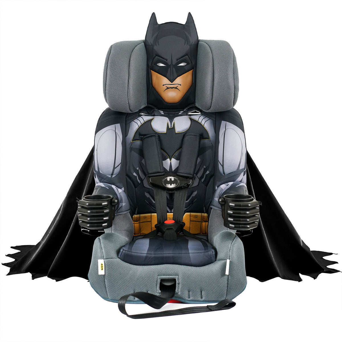 KidsEmbrace DC Comics Batman Combination 5 Point Harness Booster Car Seat, Gray - VMInnovations