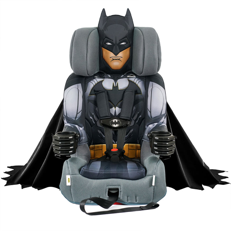 KidsEmbrace DC Comics Batman Combination 5 Point Harness Booster Car Seat, Gray