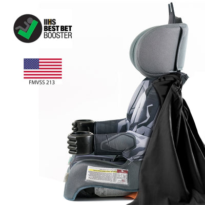 KidsEmbrace DC Comics Batman Combination 5 Point Harness Booster Car Seat, Gray - VMInnovations