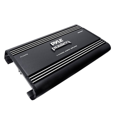 Pyle PLA4478 Bridgeable 4 Channel 4000 W Car Audio Mosfet Power Amplifier Amp