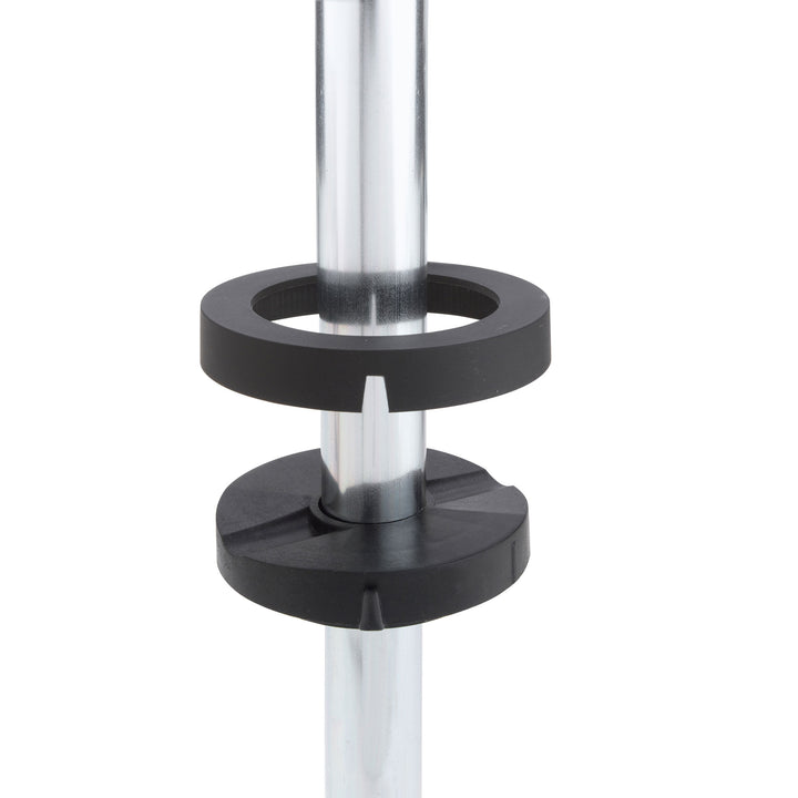 Rev-A-Shelf 24'' Lazy Susan Full-Circle Polymer 2-Shelf, White, 3072-24-11-52