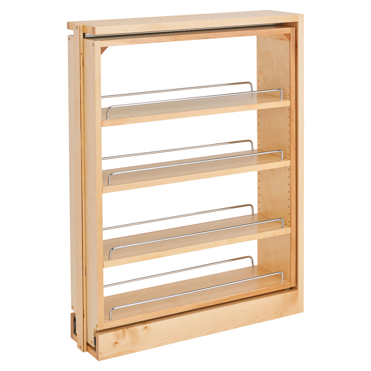 Rev-A-Shelf 6-Inch Base Filler Soft Close Pullout Organizer, Maple (Open Box)