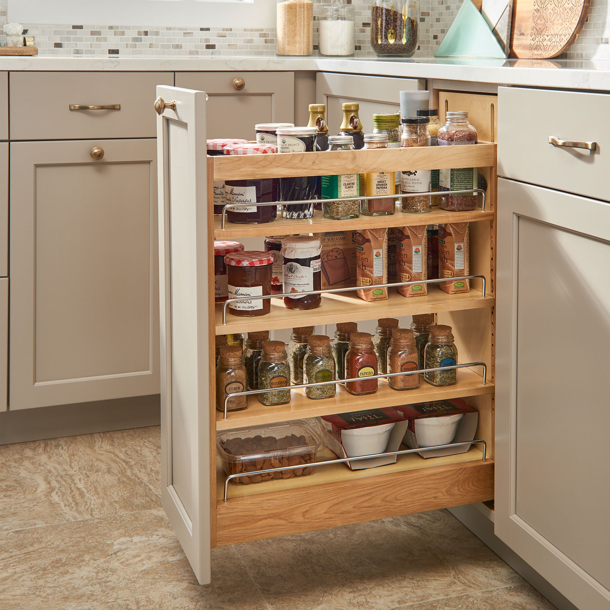 Rev-A-Shelf 9 Inch Base Pullout Soft Close Cabinet Storage Organizer (Used)