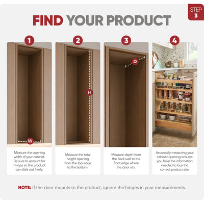 Rev-A-Shelf 10.25" Pullout Kitchen Cabinet Organizer Soft-close, 448-BCSC-9C