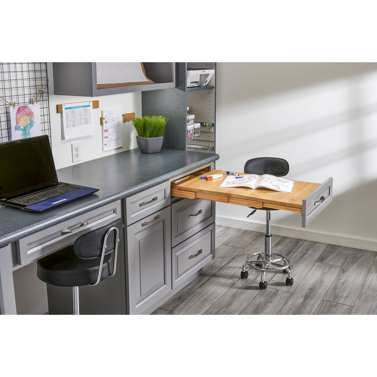 Rev-A-Shelf 4TT-2133-1 Wood Pullout Tambour Table for 24 Inch Drawers (Open Box)