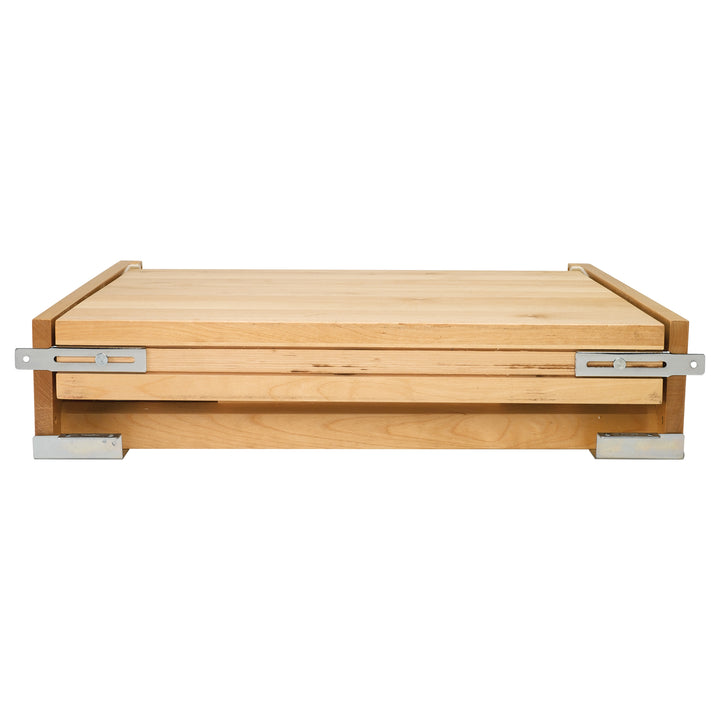 Rev-A-Shelf Pullout Wooden Counter Tambour Table for 21.77" Drawers, 4TT-2133-1