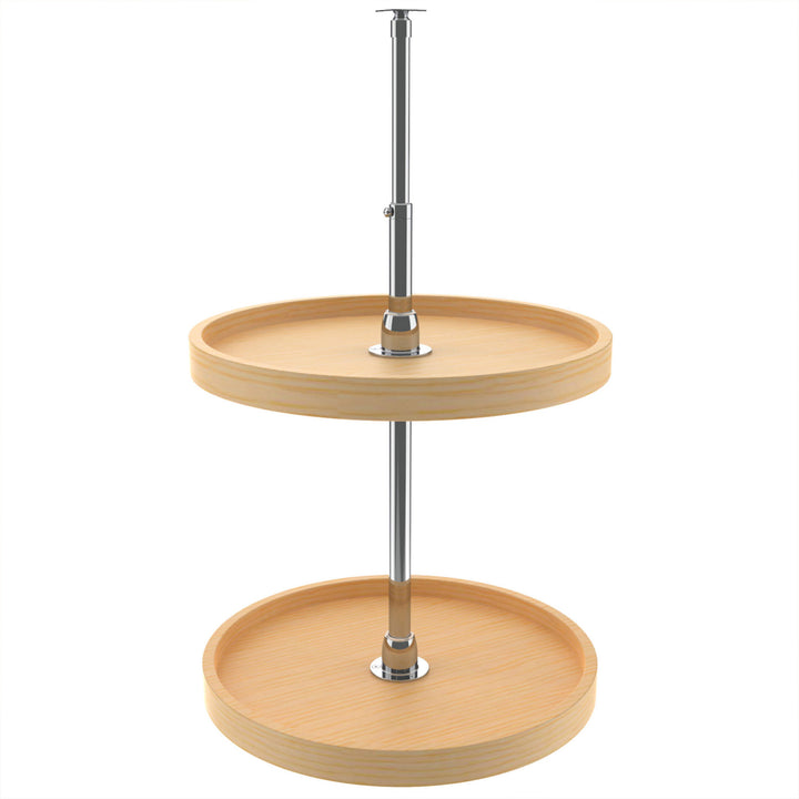Rev-A-Shelf 18" Lazy Susan Full Circle 2-Shelf Storage, Maple, 4WLS072-18-52 - VMInnovations