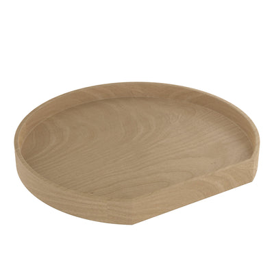 Rev-A-Shelf 22 Inch Wood D Shape Lazy Susan with Swivel Bearing (For Parts)
