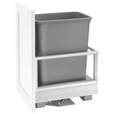 Rev-A-Shelf 35 Qt Pullout Cabinet Trash Can with Rev-A-Motion (Open Box)