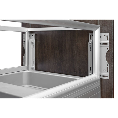Rev-A-Shelf Pullout Kitchen Trash Can 35 qt. w/ Soft-close, Grey, 5149-15DM18-117 - VMInnovations