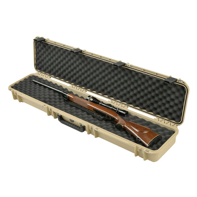 SKB Cases iSeries 4909 Hard Exterior Waterproof Utility Single Rifle Case, Tan