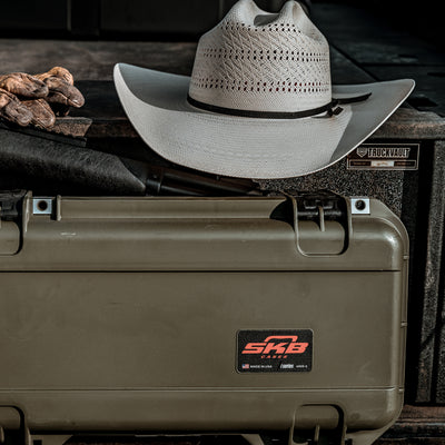 SKB Cases iSeries 4909 Hard Exterior Waterproof Utility Single Rifle Case, Green - VMInnovations