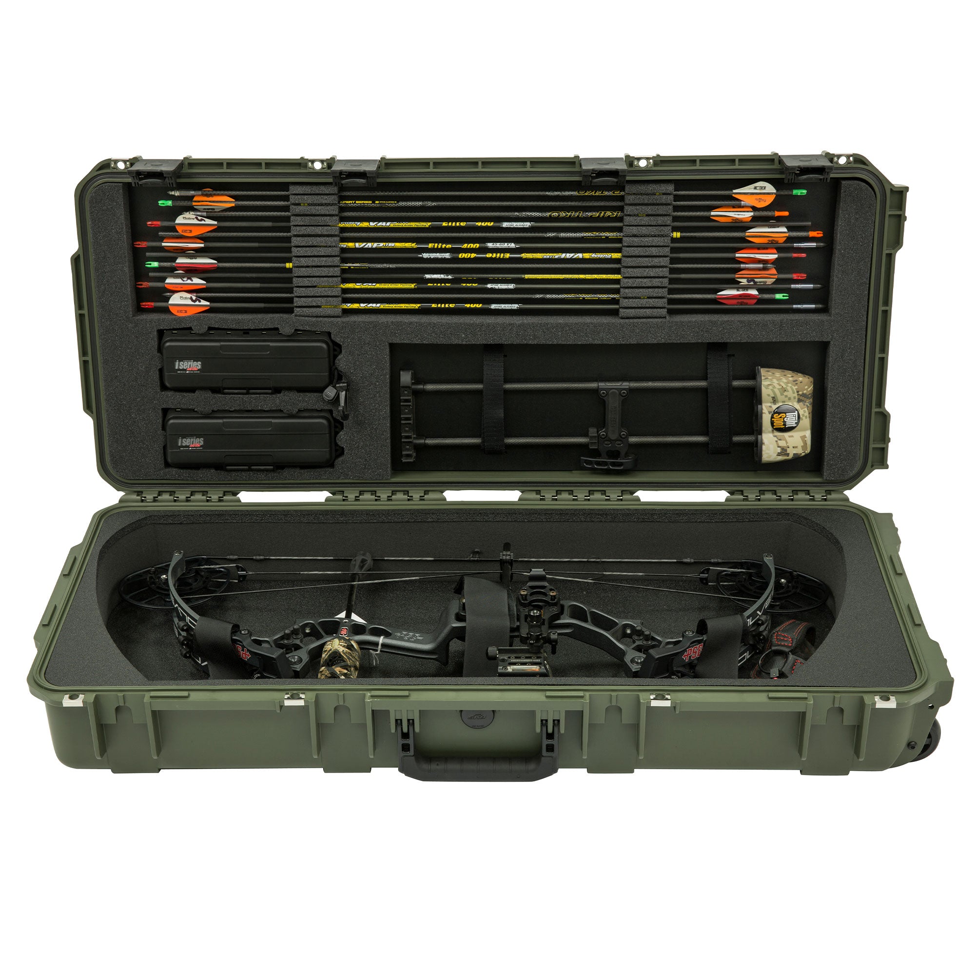 SKB Cases Hard Plastic Exterior Parallel Limb Bow Crossbow Case, Green (Used) - VMInnovations