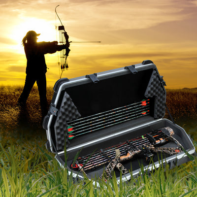 SKB Cases Hard Exterior Waterproof ATA Single Parallel Limb Bow, Black(Open Box) - VMInnovations