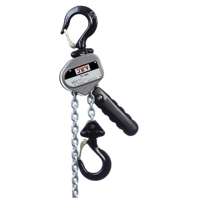 Jet JLH-50-15 0.5 Ton Compact Ratchet Lever Chain Hoist w/ 15 Ft Lift & 2 Hooks - VMInnovations