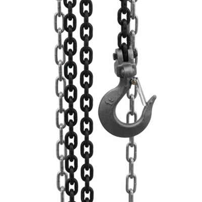 Jet S90-100-15 Contractor 1 Ton Hand Chain Hoist with 15 Foot Lift & 2 Hooks