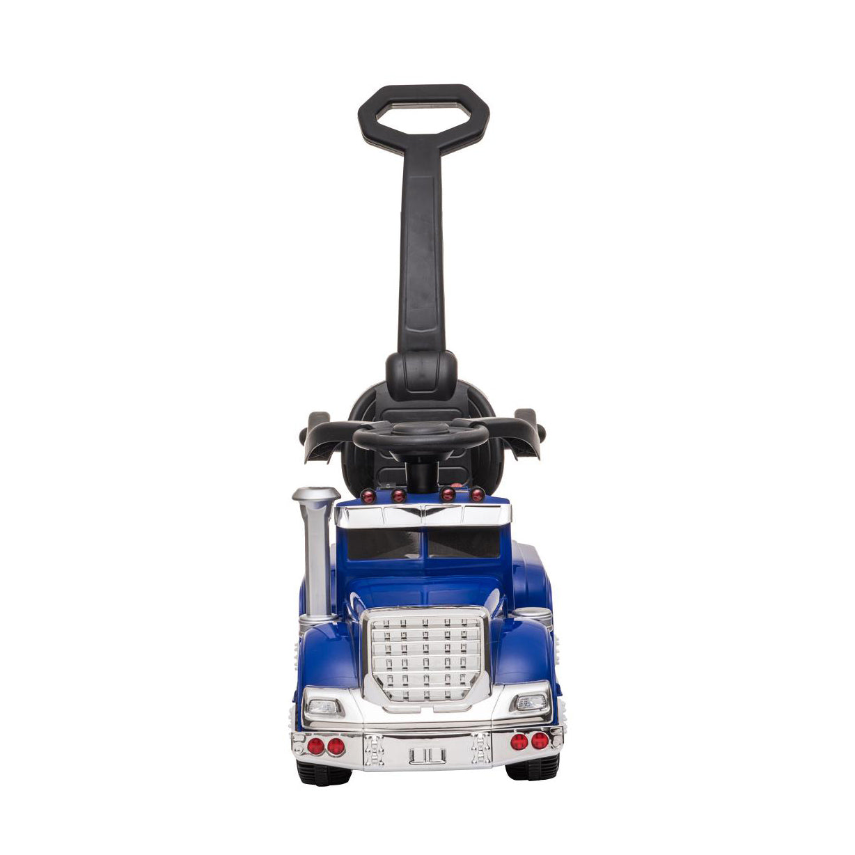 Best Ride On Cars 4-in-1 18 Wheeler Baby Push Car Stroller w/ LED Lights, Blue