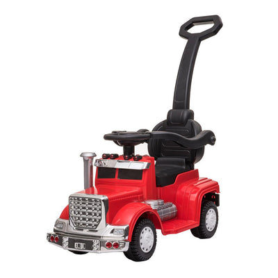 Best Ride On Cars 4-in-1 18 Wheeler Baby Push Car Stroller with LED Lights(Used)