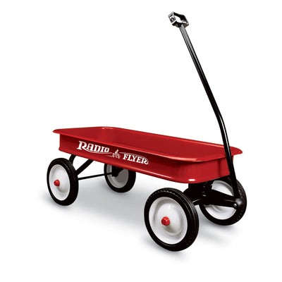 Radio Flyer 10 Inch Steel Wheels Classic Design Kids Red Wagon(Open Box)(2 Pack) - VMInnovations