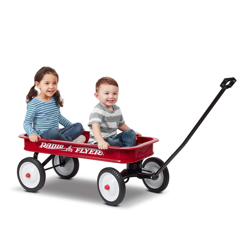 Radio Flyer 18Z 10 Inch Steel Wheels Classic Design Kids Red Wagon (Used)