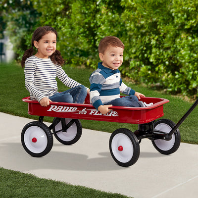 Radio Flyer 18Z 10 Inch Steel Wheels Timeless Design Kids Red Wagon (For Parts)