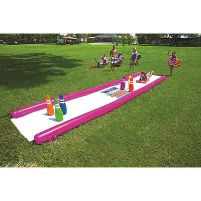 WOW Watersports Inflatable Strike Zone Outdoor Waterslide w/ Built In Sprinklers - VMInnovations