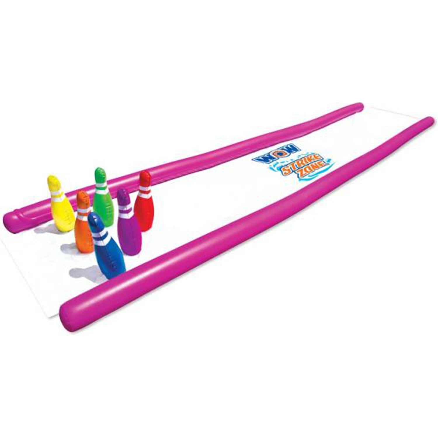 WOW Inflatable Strike Zone Outdoor Waterslide w/ Built In Sprinklers (For Parts) - VMInnovations