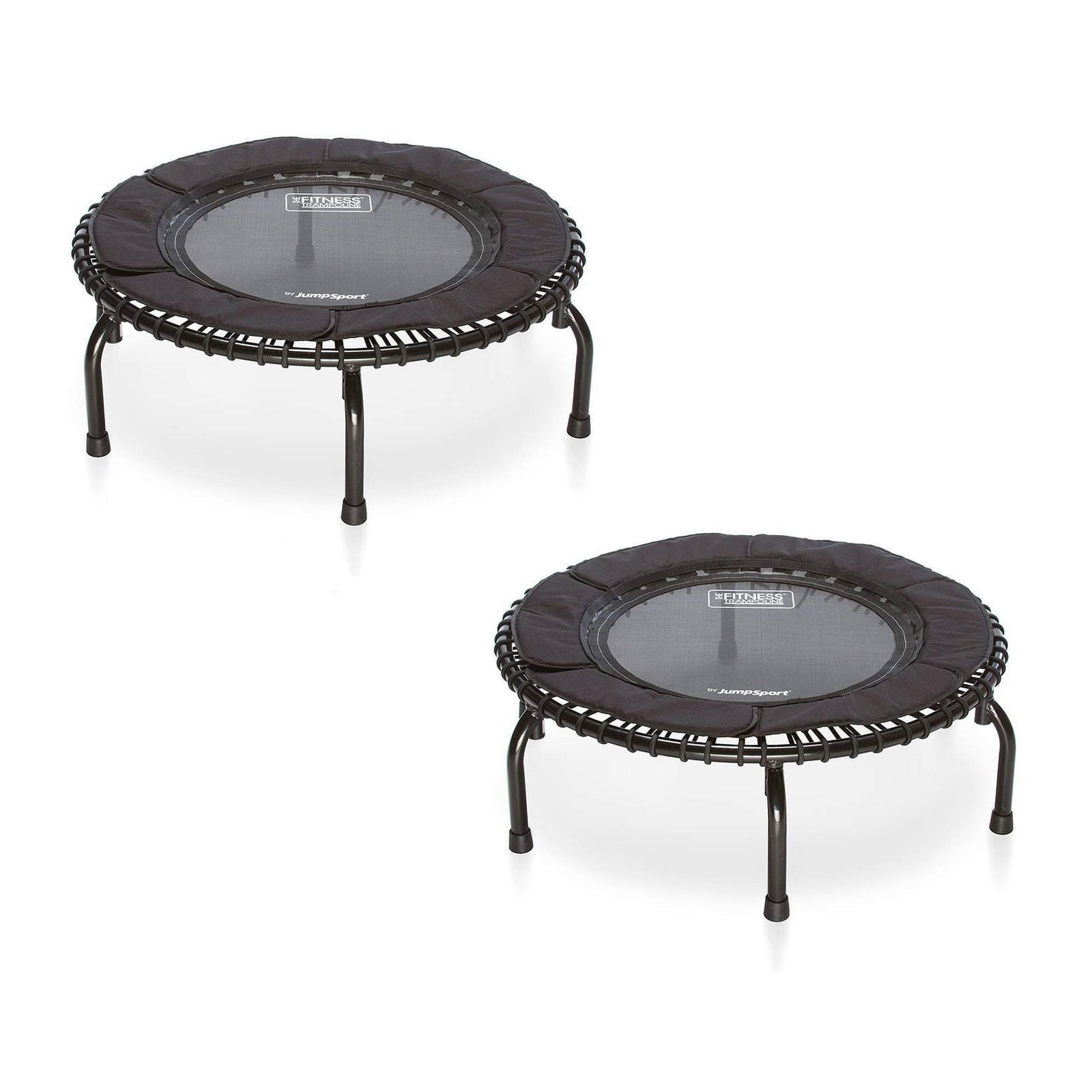 JumpSport 250 Fitness Rebounder Mini Trampoline In Home Cardio Fitness (2 Pack) - VMInnovations