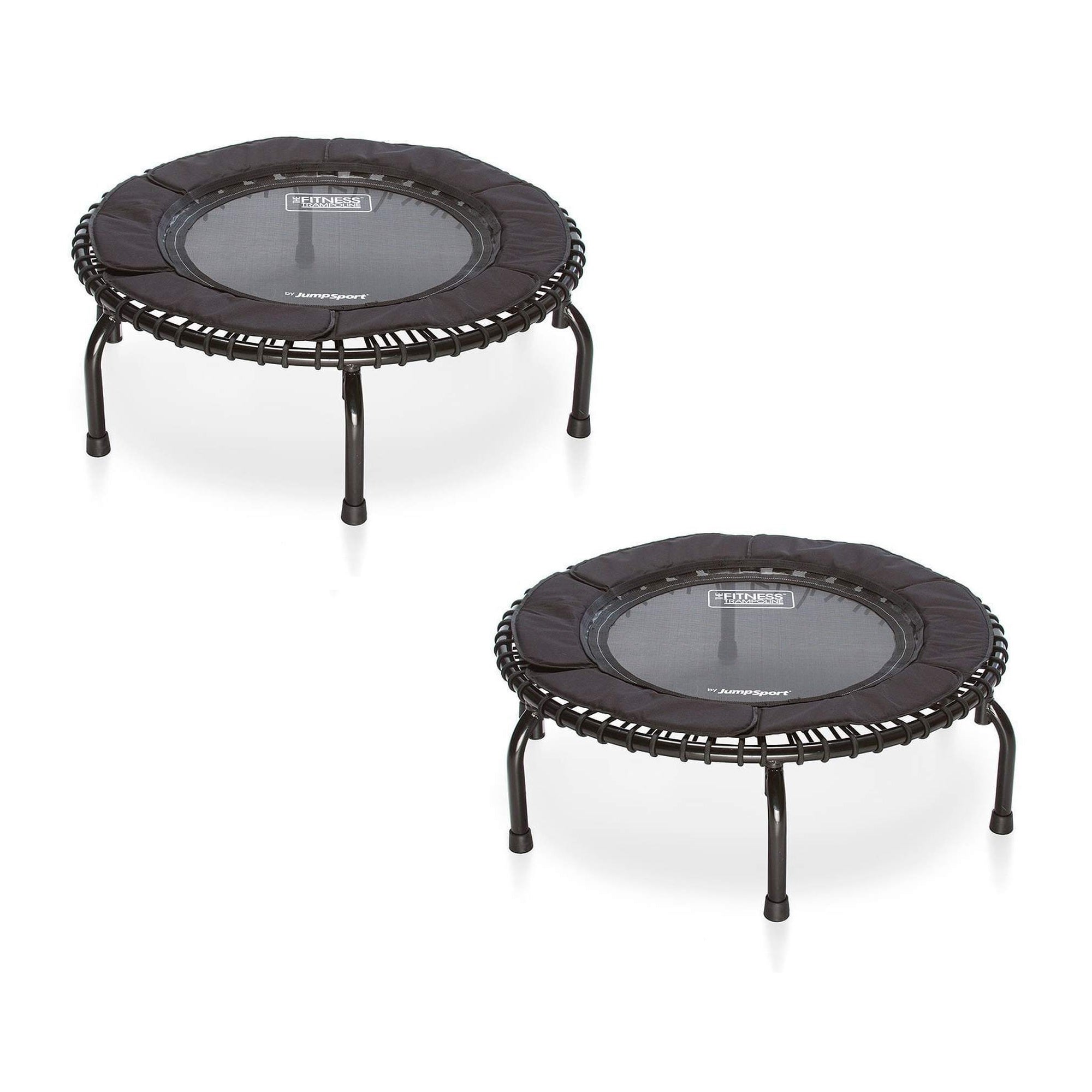 JumpSport 250 Fitness Rebounder Mini Trampoline In Home Cardio Fitness (2 Pack) - VMInnovations