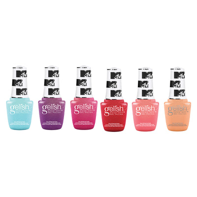 Gelish Summer MTV Collection 9 mL Soak Off Gel Nail Polish Set & Terrific Trio