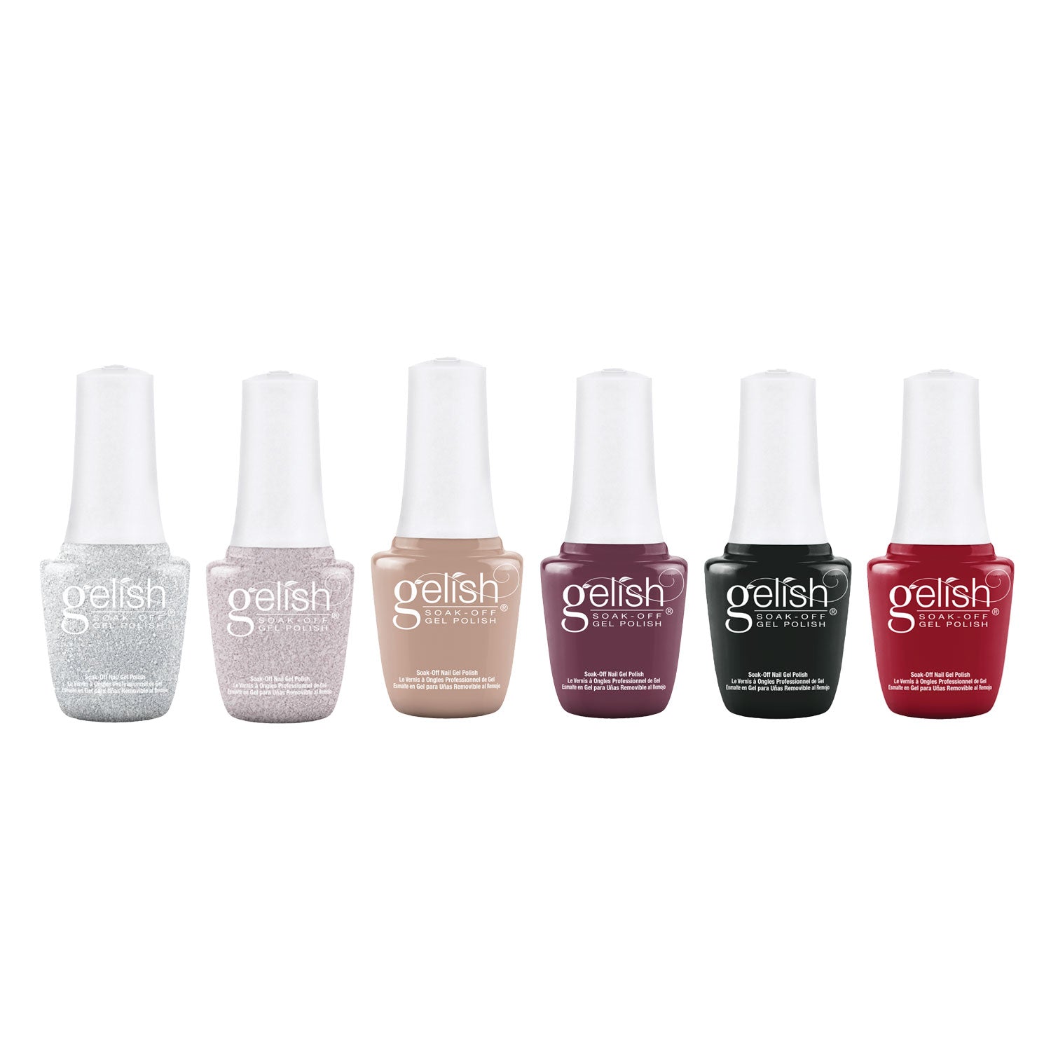 Gelish Spring, Summer & Winter Collections Gel Nail Polish Set, 30 Color Pack