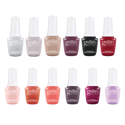 Gelish Winter Shake Up the Magic Polish Bundle w/ Sunrise Collection Polish Set