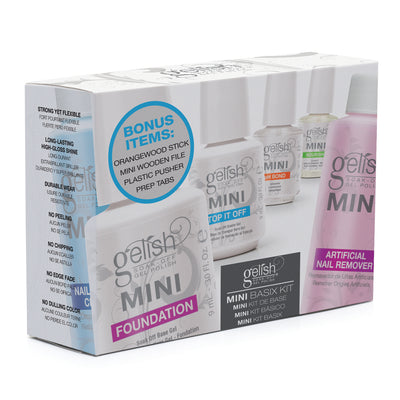 Gelish Pro Kit Mini Kit, LED Light, June Bride, & Gossip Girl Polish (For Parts) - VMInnovations