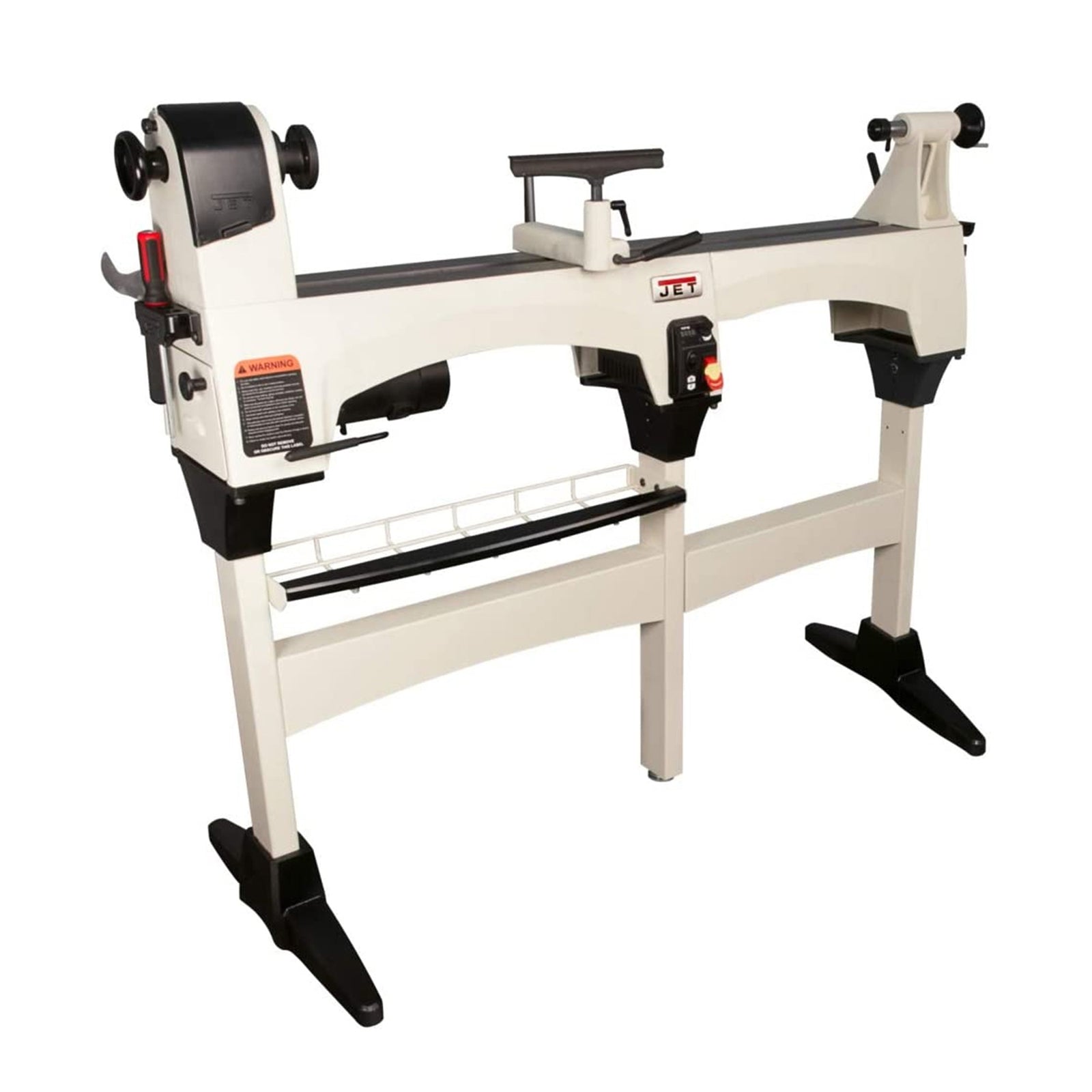 Jet Woodworking 20" Lathe Bed Extension Kit for Jet JWL-1221VS, White (Used) - VMInnovations