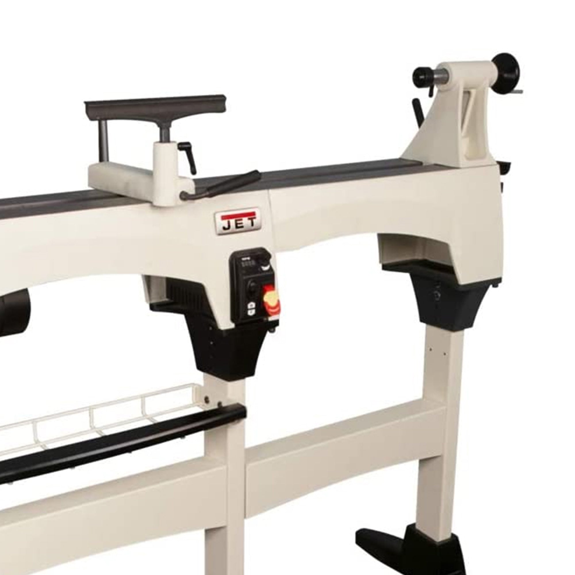 Jet Woodworking 719201 20" Lathe Bed Extension Kit for Jet JWL-1221VS, White