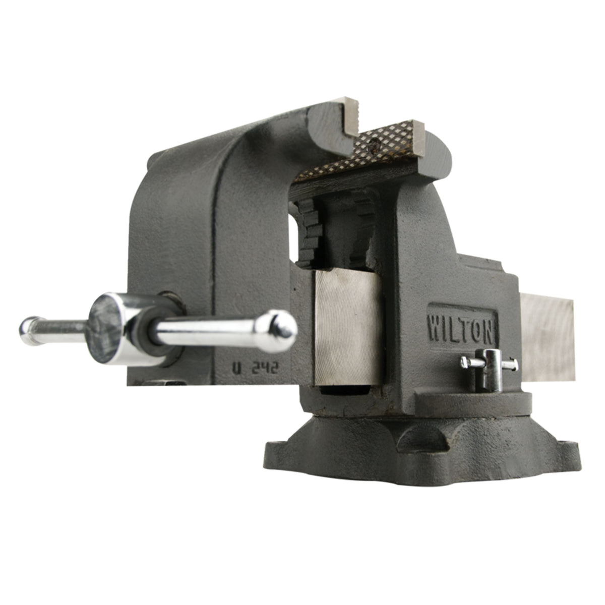 Wilton Tools 63301 5" Wide Jaw 5" Jaw Opening Steel Swivel Base Mechanics Vise