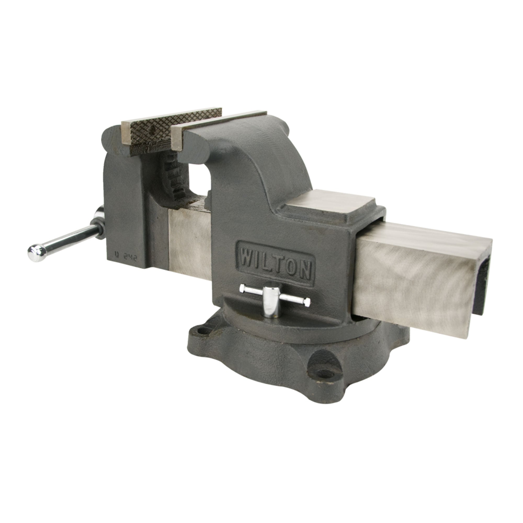 Wilton Tools 63301 5" Wide Jaw 5" Jaw Opening Steel Swivel Base Mechanics Vise