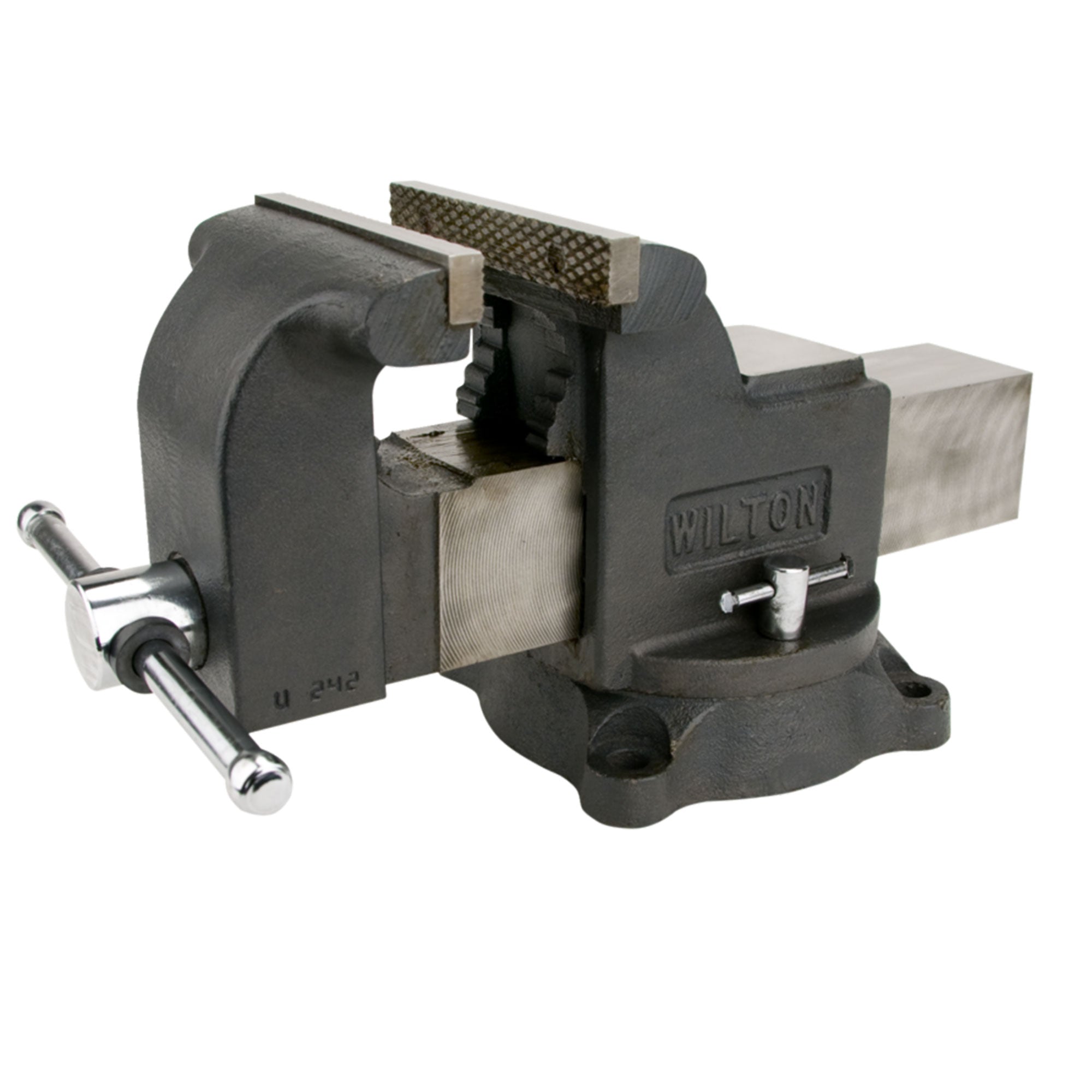 Wilton Tools 63301 5" Wide Jaw 5" Jaw Opening Steel Swivel Base Mechanics Vise