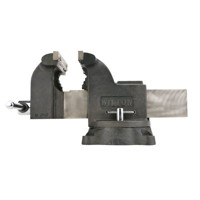Wilton Tools 63301 5" Wide Jaw 5" Jaw Opening Steel Swivel Base Mechanics Vise