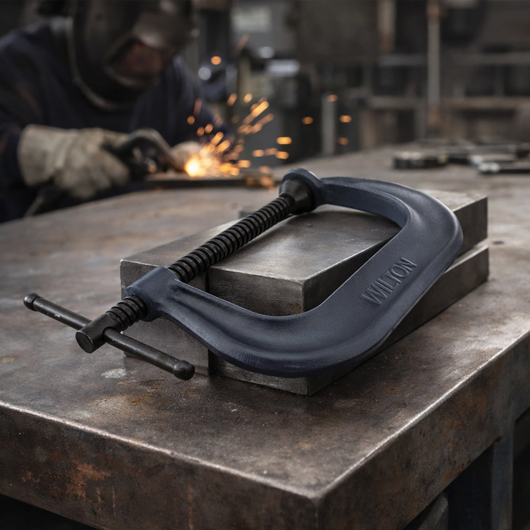 Wilton Tools 14242 High Strength Drop Forged 4 1/4 Inch Opening C Clamp Tool - VMInnovations