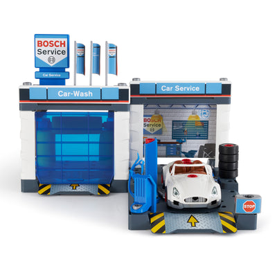 Theo Klein Bosch Childrens Kids Fun Car Wash Playset (Open Box) - VMInnovations