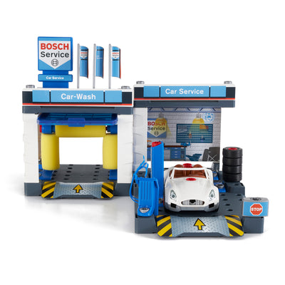 Theo Klein Bosch Childrens Kids Fun Car Wash Playset (Open Box) - VMInnovations