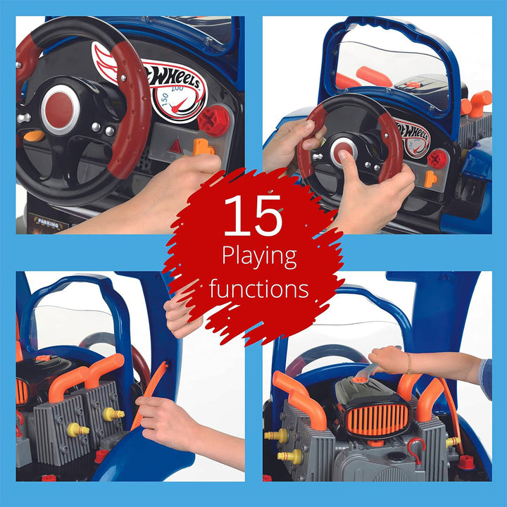 Theo Klein Hot Wheels Automotive Car Engine Interactive Toy Play Set (Used) - VMInnovations