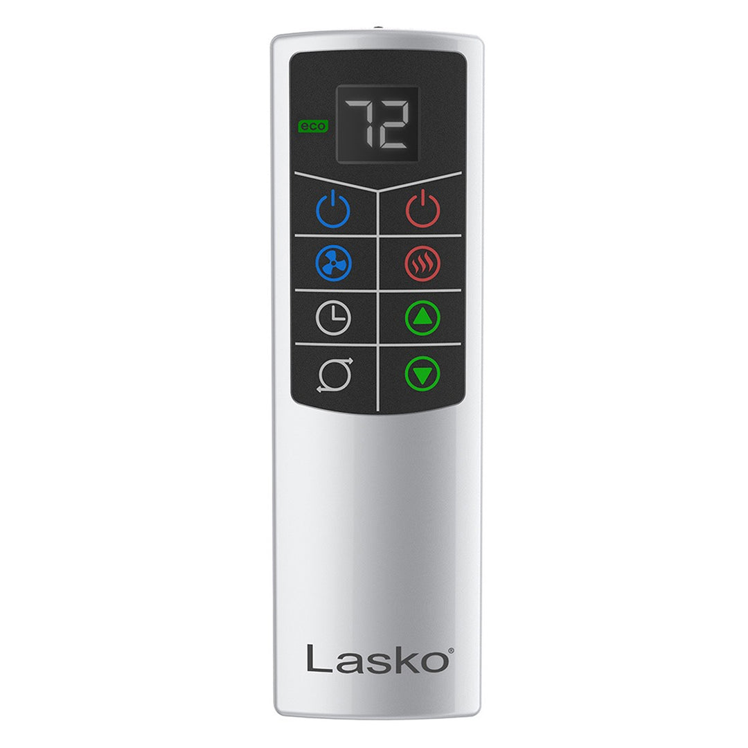 Lasko LKO-FH500 All Season Comfort Remote Control Tower Fan & Heater, White