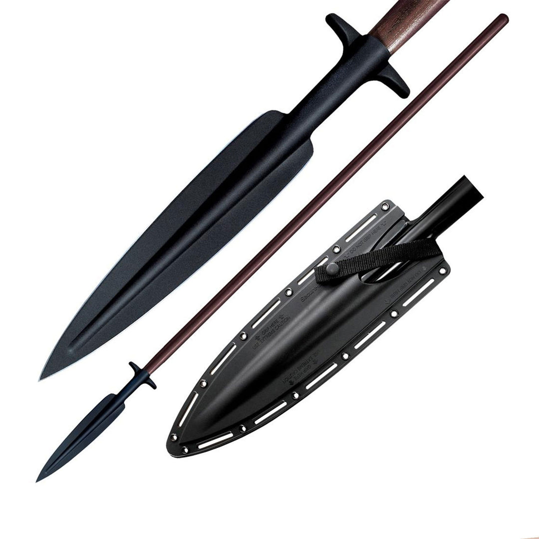 Cold Steel Medium Carbon Steel Boar Hunting Spear with Secure Ex Sheath (Used) - VMInnovations