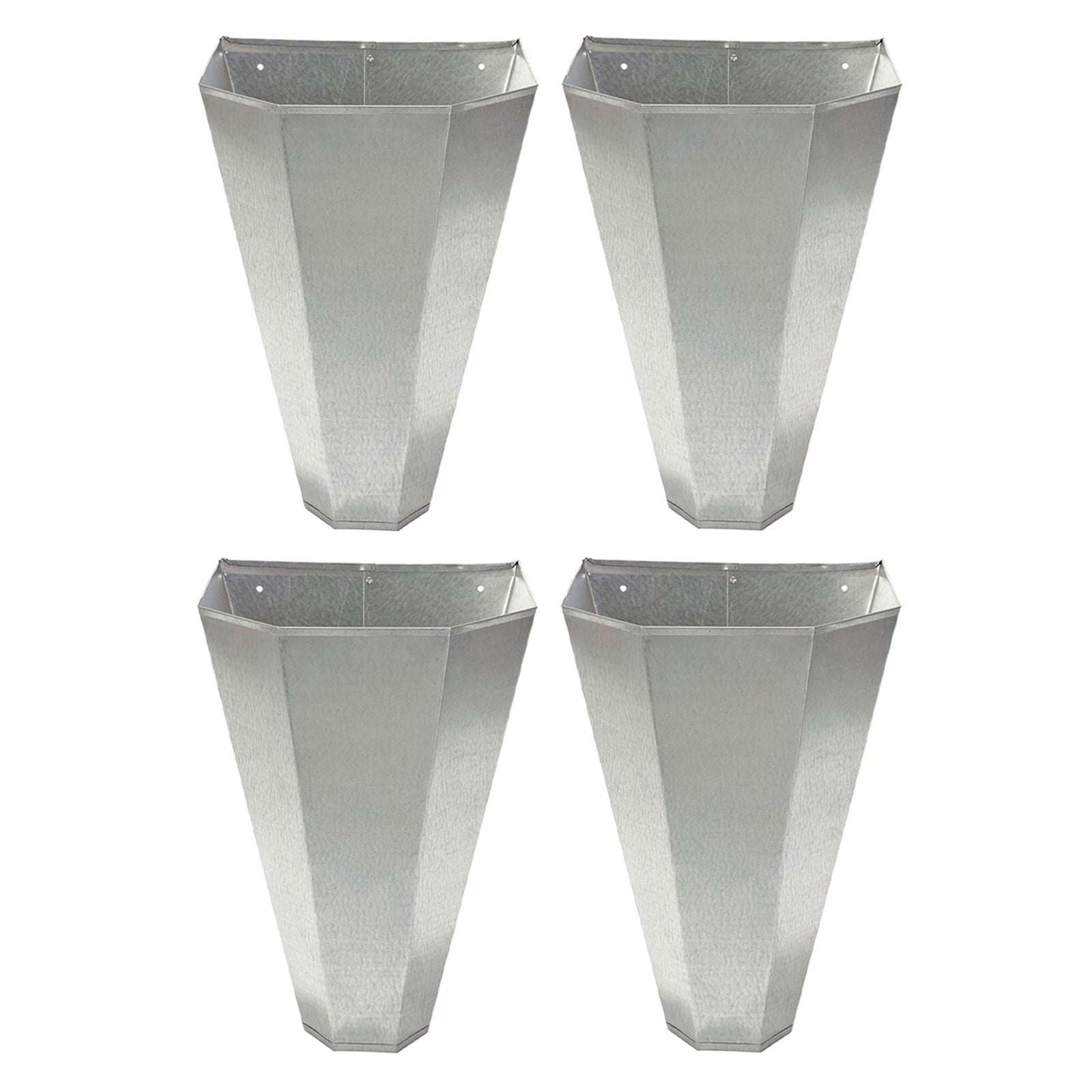 Little Giant RC2 Galvanized Steel Medium Poultry Restraining Cone, (4 Pack) - VMInnovations